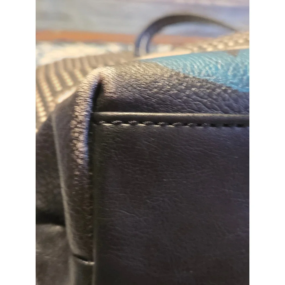 😎Relic Handbag Black Floral‎ Print Faux Leather Shoulder Bag